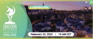 Unicorn Pitches in Luxembourg, February 23 2022にて森若幸次郎は審査員を務めました（English）
