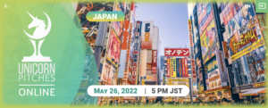 Silicon Valley Ventures, Inc. co-hosted Unicorn Pitches in Japan, May 26 2022.